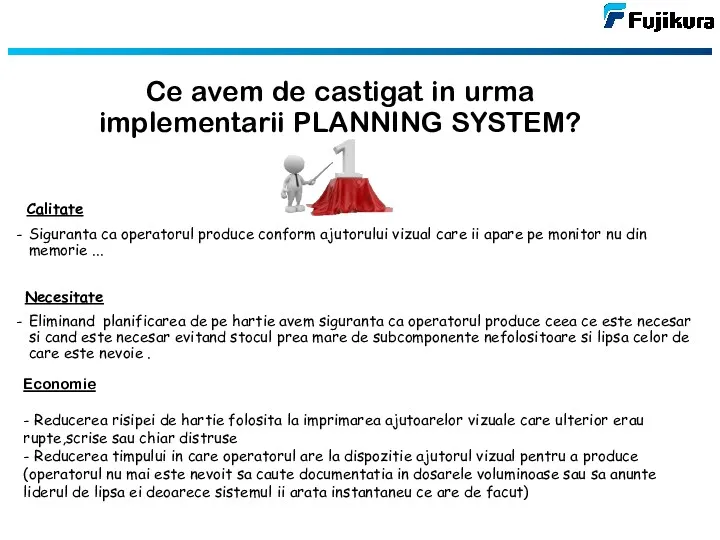 Calitate Siguranta ca operatorul produce conform ajutorului vizual care ii