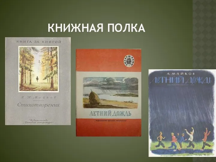 КНИЖНАЯ ПОЛКА