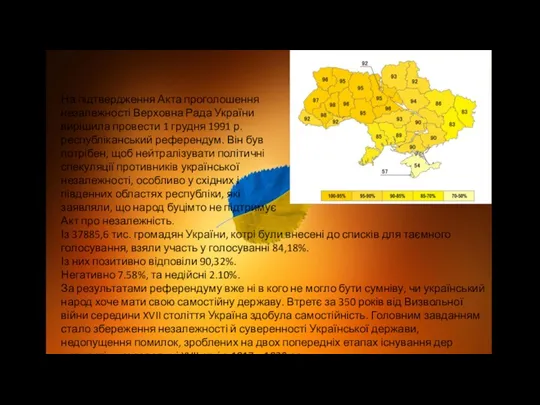 На підтвердження Акта проголошення незалежності Верховна Рада України вирішила провести