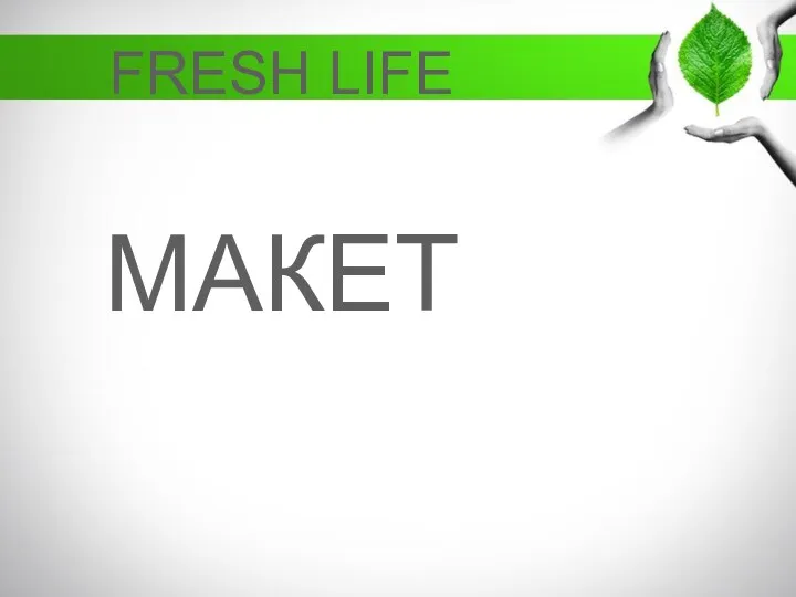 FRESH LIFE МАКЕТ