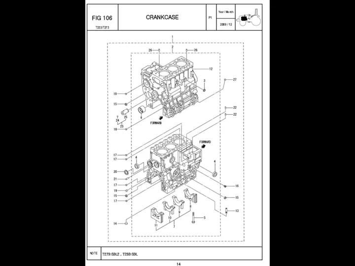 FIG 106 CRANKCASE 14 P1