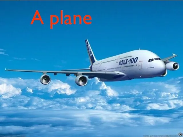 A plane