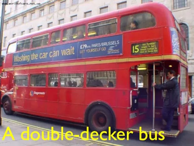 A double-decker bus