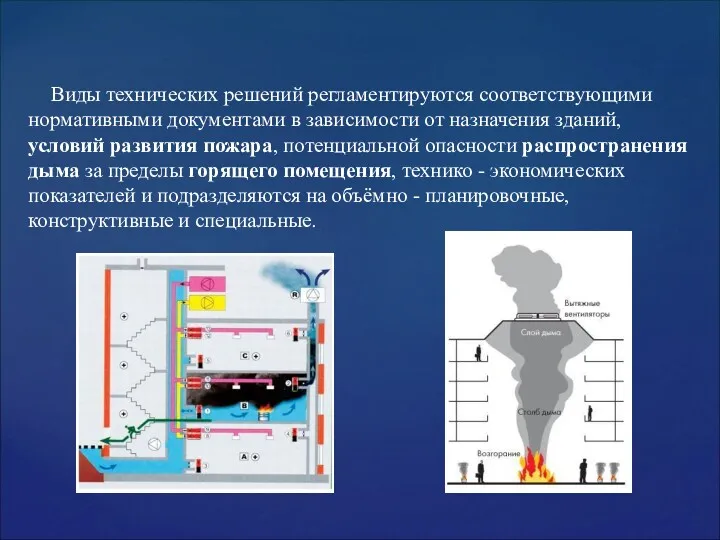 Виды технических решений регламентируются соответствующими нормативными документами в зависимости от