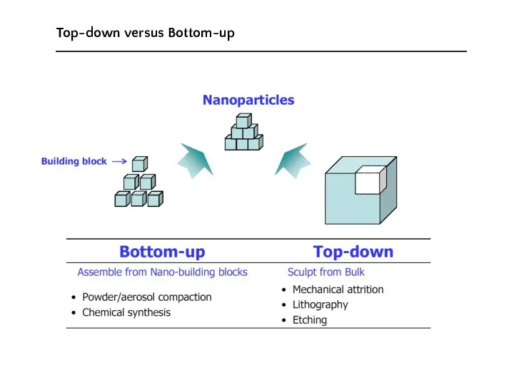 Top-down versus Bottom-up