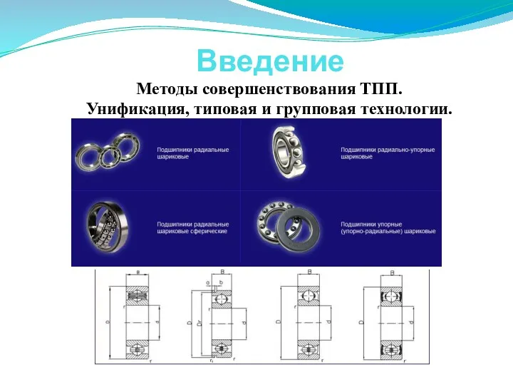 Введение Методы совершенствования ТПП. Унификация, типовая и групповая технологии. Применение ЭВМ для решения задач ТПП