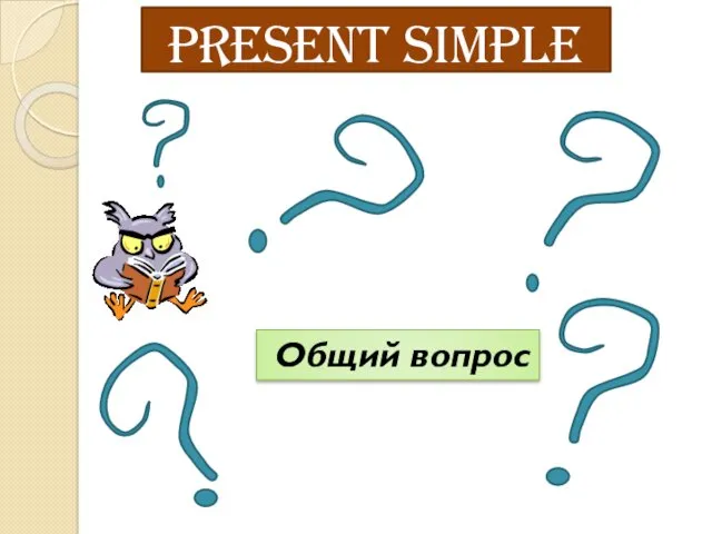 Present Simple Общий вопрос