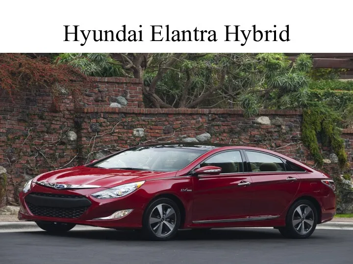 Hyundai Elantra Hybrid