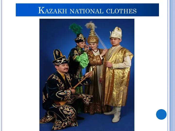 Kazakh national clothes