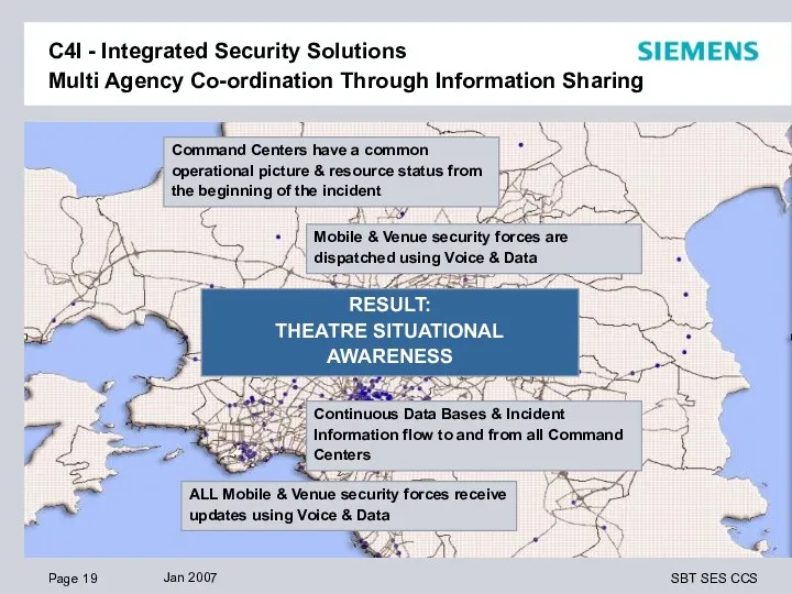 C4I - Integrated Security Solutions Multi Agency Co-ordination Through Information