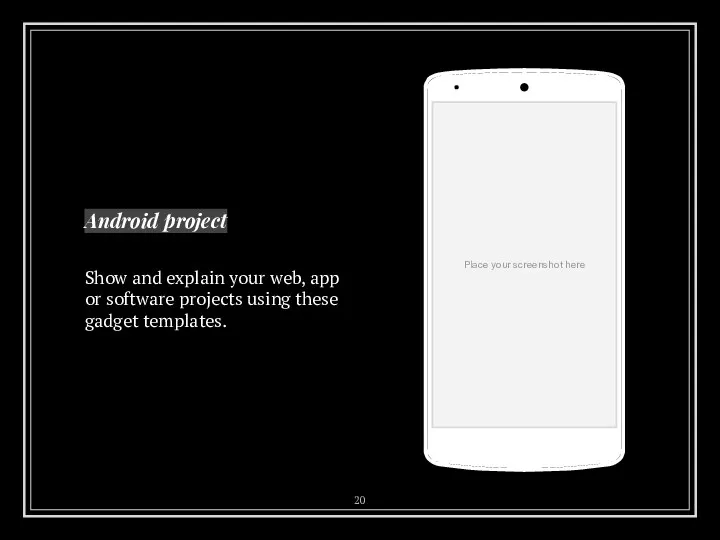 Android project Show and explain your web, app or software