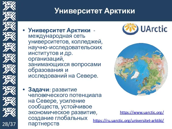 Университет Арктики - международная сеть университетов, колледжей, научно-исследовательских институтов и