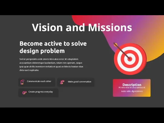 Become active to solve design problem Communicate each other Make good conversation Create