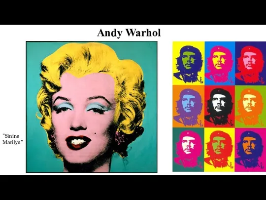 Andy Warhol "Sinine Marilyn"