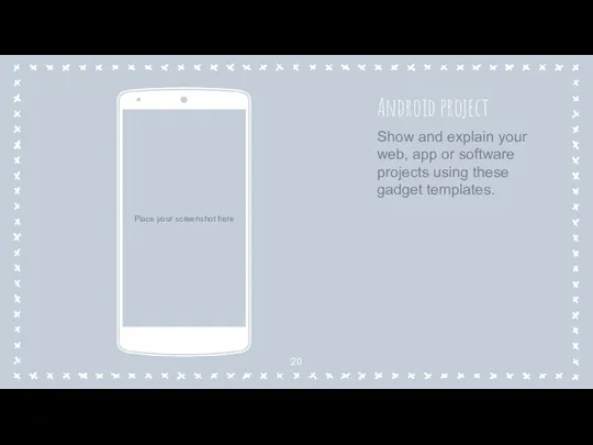 Android project Show and explain your web, app or software