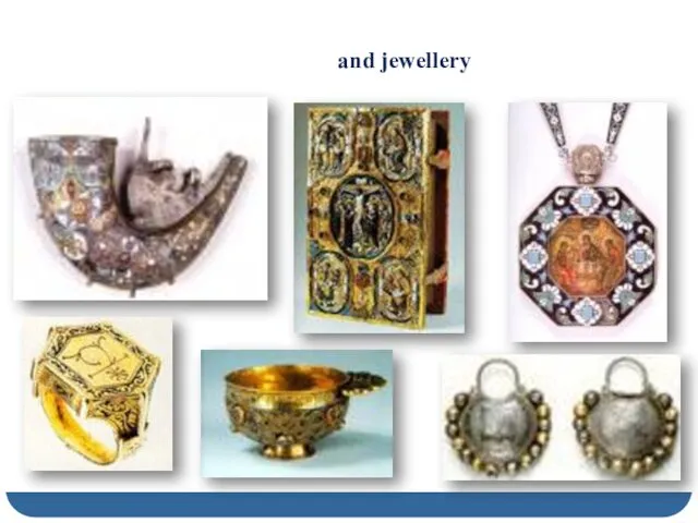 The collection includes carved stones and bone carvings, embroidery and jewellery