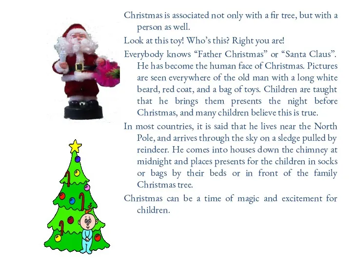 Christmas is associated not only with a fir tree, but