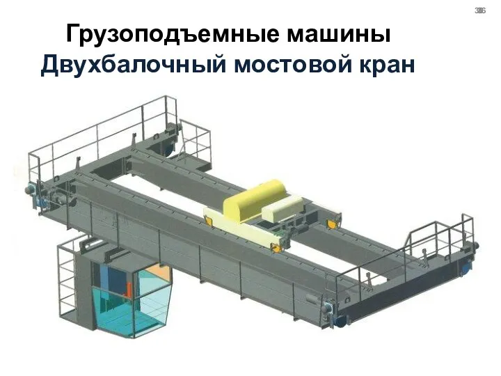 Грузоподъемные машины Двухбалочный мостовой кран