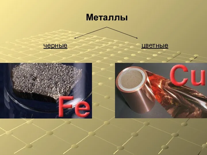 Металлы черные цветные