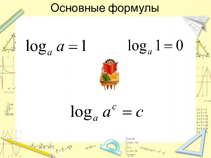 Основные формулы