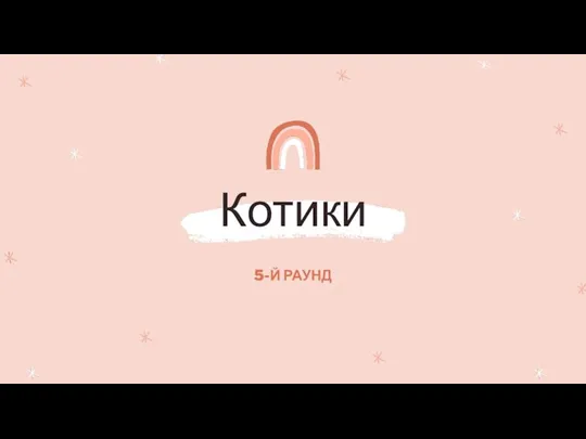 Котики 5-Й РАУНД