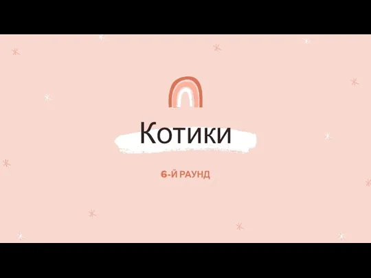 Котики 6-Й РАУНД