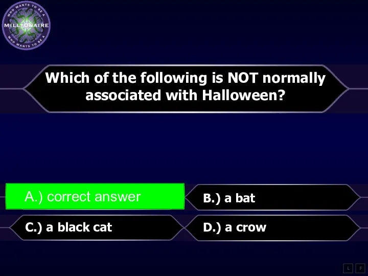 Which of the following is NOT normally associated with Halloween?