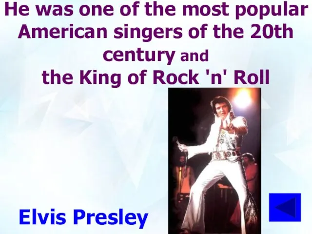 He was one of the most popular American singers of the 20th century