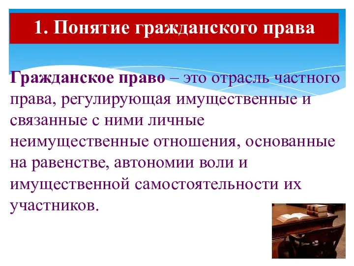 Гражданское право – это отрасль частного права, регулирующая имущественные и связанные с ними