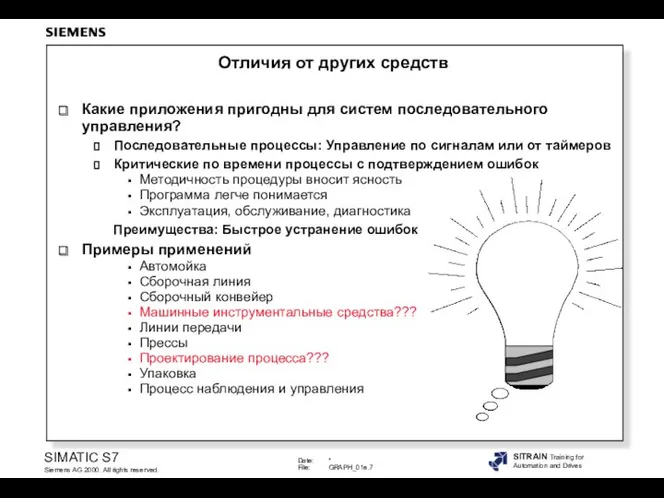 Какие приложения пригодны для систем последовательного управления? Последовательные процессы: Управление