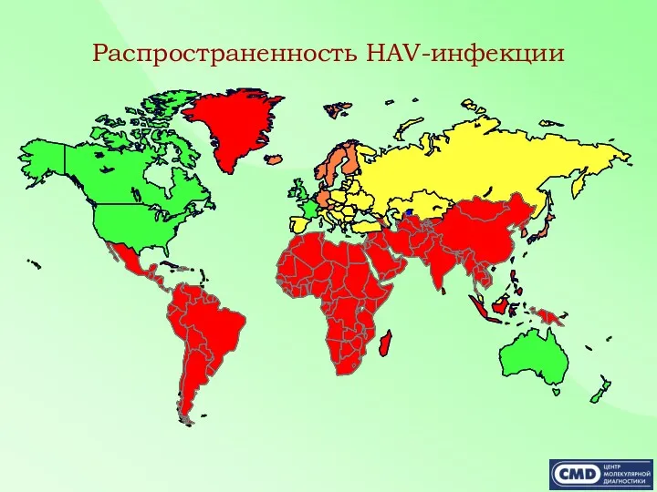 Распространенность HAV-инфекции