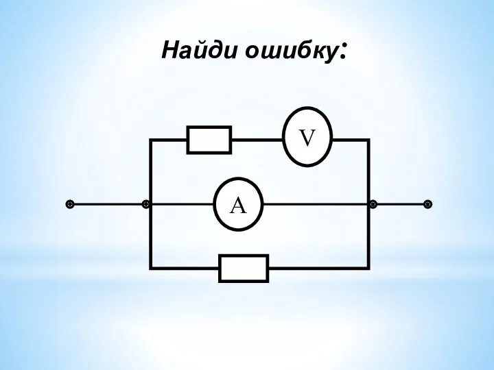 Найди ошибку: