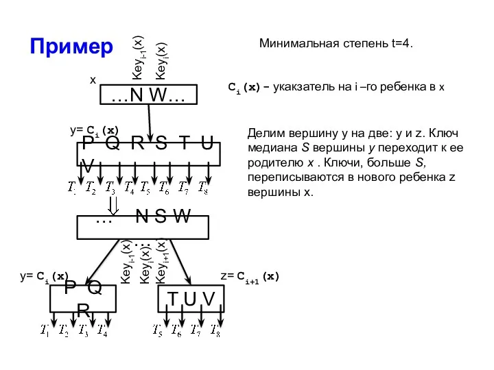 Пример …N W… P Q R S T U V