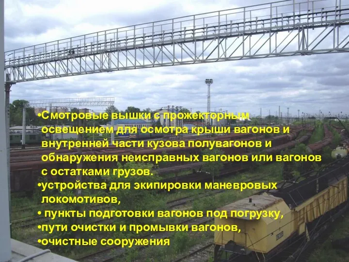 габаритные ворота для проверки габаритности погрузки на открытом подвижном составе