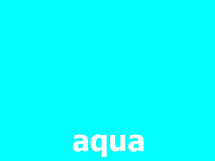 aqua