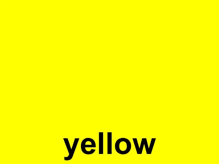 yellow