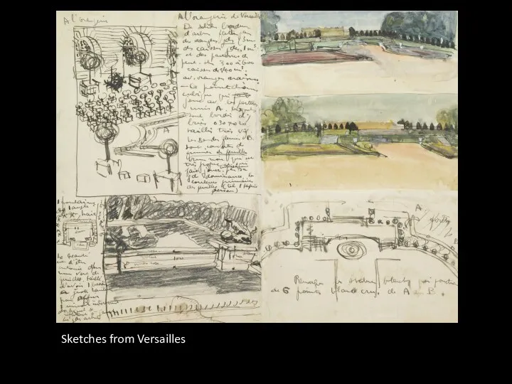 Sketches from Versailles