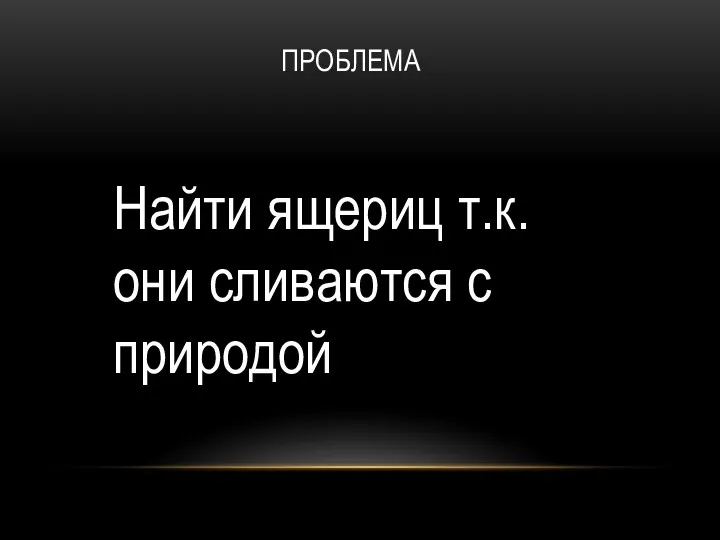 ПРОБЛЕМА Найти ящериц т.к. они сливаются с природой