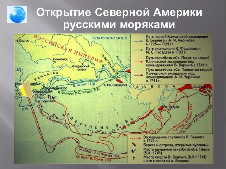 Открытие Северной Америки русскими моряками