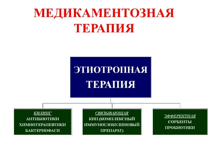 МЕДИКАМЕНТОЗНАЯ ТЕРАПИЯ