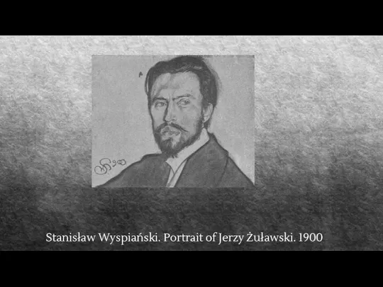 Stanisław Wyspiański. Portrait of Jerzy Żuławski. 1900