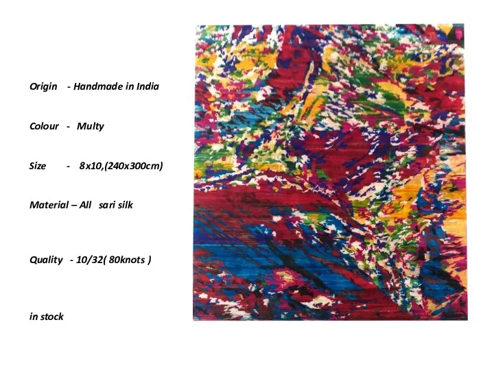 Origin - Handmade in India Colour - Multy Size -
