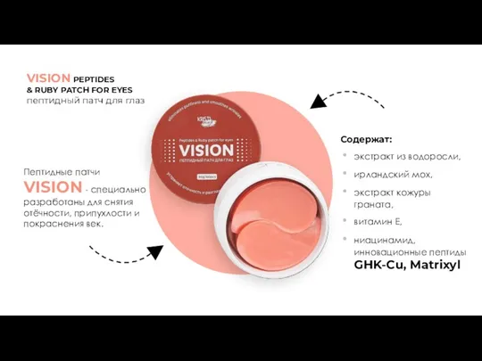 VISION PEPTIDES & RUBY PATCH FOR EYES пептидный патч для