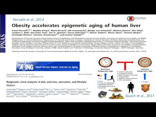 Horvath et al., 2014 Quach et al., 2017