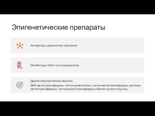 Эпигенетические препараты