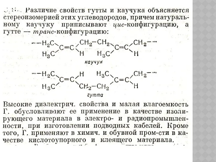 ГУТА И КАУЧУК.