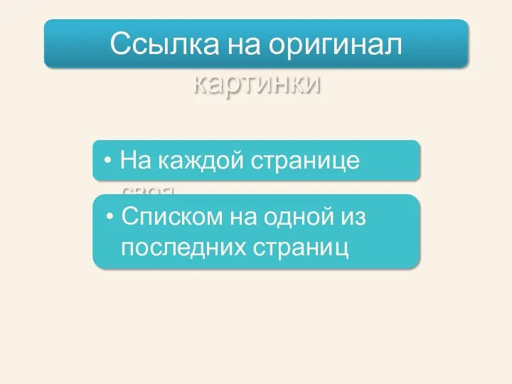 Ссылка на оригинал картинки На каждой странице своя Списком на одной из последних страниц