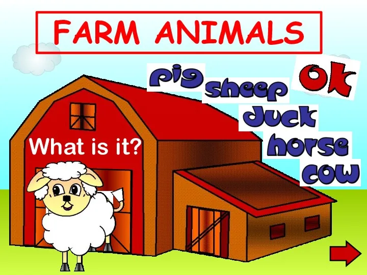 What is it? FARM ANIMALS