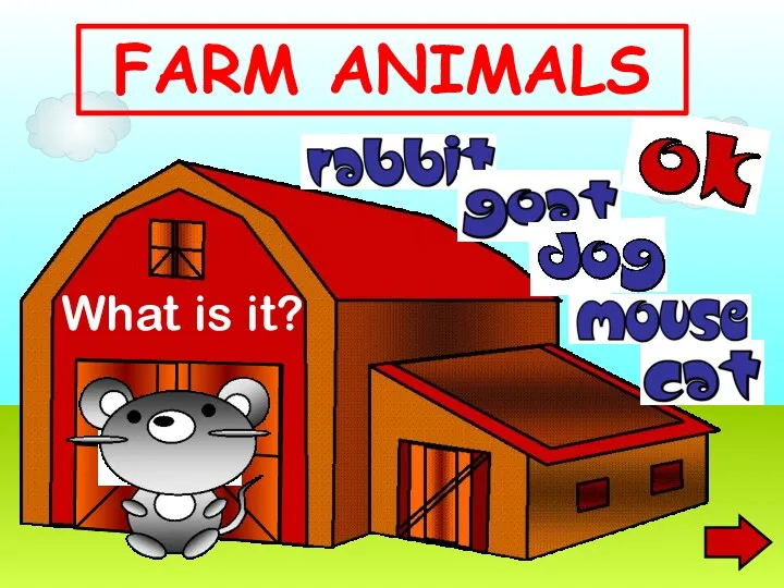 What is it? FARM ANIMALS