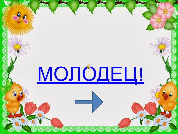 МОЛОДЕЦ!